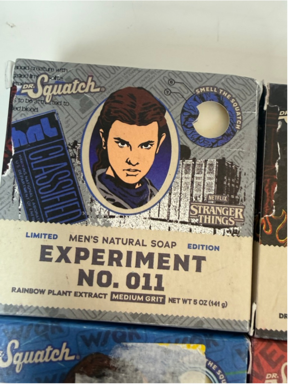 Dr. Squatch Stranger Things Soap Limited Edition Pack of 4 NEW Men’s Soap Scent - Picture 6 of 7